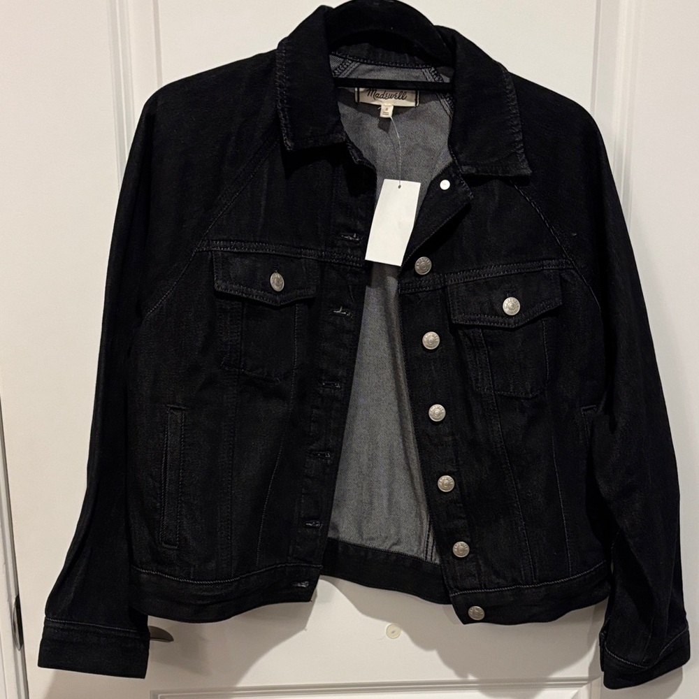 Madewell Black Denim Jean Jacket
